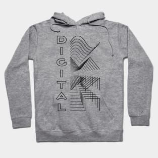 Digital Waveform Audio Analog Design Modular Gift Hoodie